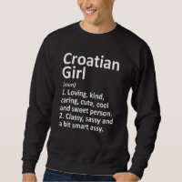Croatie Fille Croatie drôle Pays Accueil Racines D