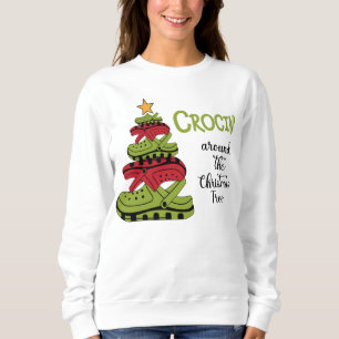 Sweatshirt Crockin' autour de l'arbre femmes