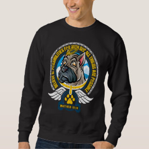 Sweatshirt Croire En Possibilités Dieu Chrétien Bible Canne