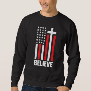 Sweatshirt Croire Jésus Christ Bible Foi Religion Confirma