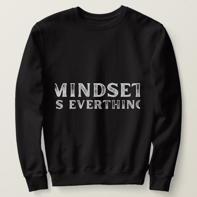 Sweatshirt Croissance Esprit Entrepreneur Enseignant Fitness  (Design devant)
