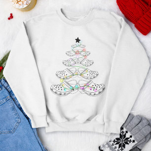 Sweatshirt Croquer autour des lumières de Noël Arbre de Noël