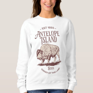 Sweatshirt Croquis Majestic Bison