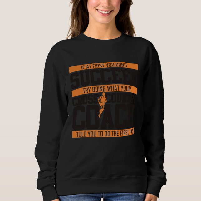 Sweatshirt Cross Country Coach track running  for men women k (Devant)
