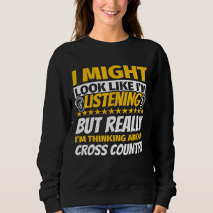 Sweatshirt Cross Country Ressemblent À Moi À L'Écoute
