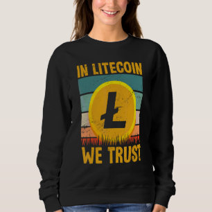 Sweatshirt Crypto Money Pour Hommes Et Femmes En Litecoin Nou