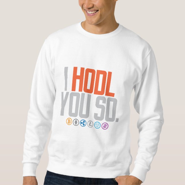 Sweatshirt Crypto Revolution : T-shirt Bold Statement pour Di (Devant)