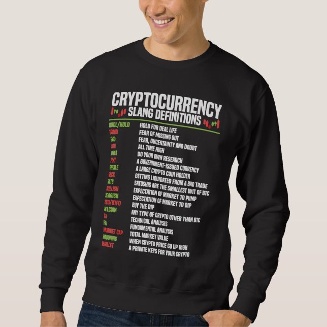 Sweatshirt Cryptocurrency Blockchain Trader Finance Crypto In (Devant)