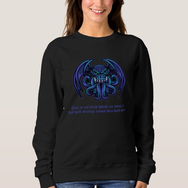 Sweatshirt Cthulhu Cosmic Horror Tentacle Monster Ia Ia Child (Devant)