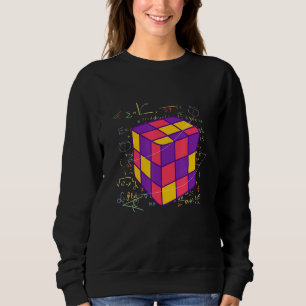 Sweatshirt Cubes de maths colorés Manipulations Développement