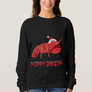 Sweatshirt Cuisine langouste Feux d'arbre de Noël