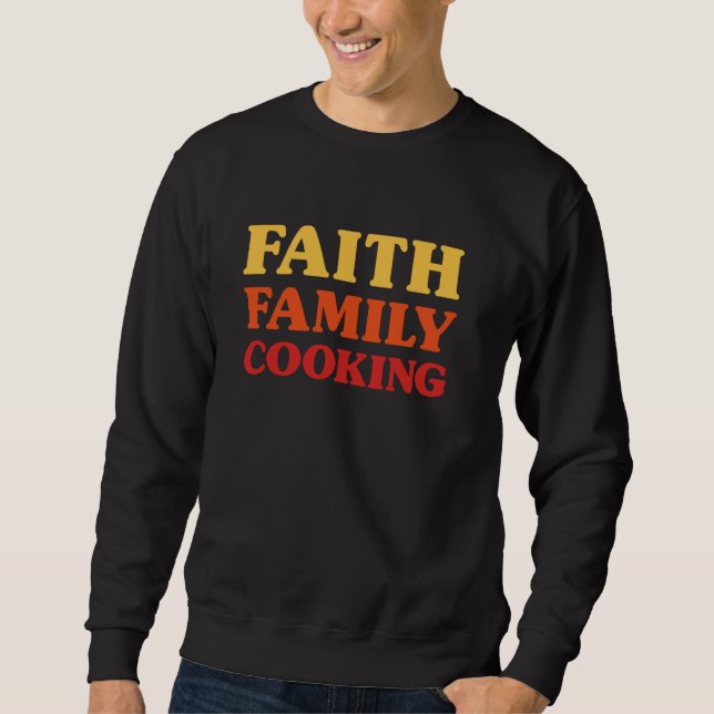 Sweatshirt Cuisine pour les hommes Cuisine pour les femmes Fo (Devant)