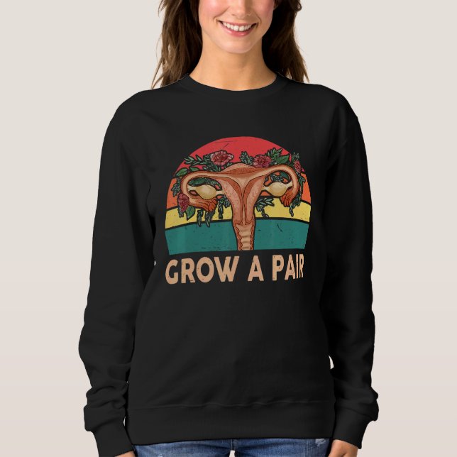 Sweatshirt Cultiver une paire Uterus Feminist Women's Rights  (Devant)