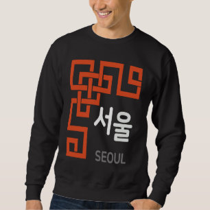 Sweatshirt culture coréenne K avec Seoul écrit dessus 1
