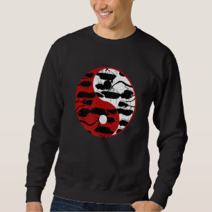 Sweatshirt Culture japonaise bouddhiste zen yin yang jardinie