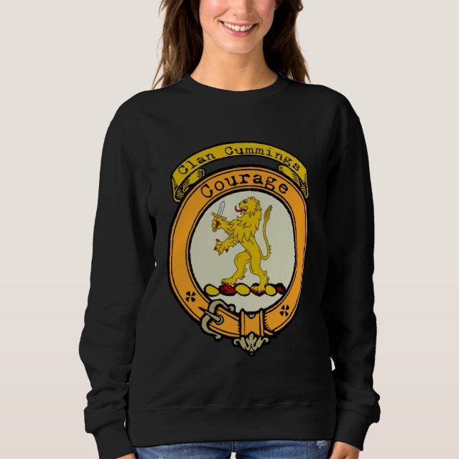 Sweatshirt Cummings Clan Scottish Crest (Devant)