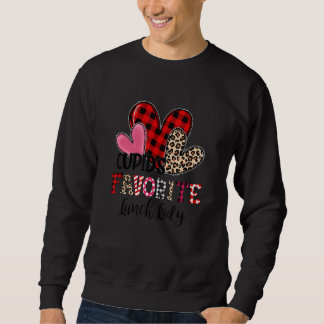 Sweatshirt Cupidu2019s Déjeuner favori Dame Trois Coeurs Vale