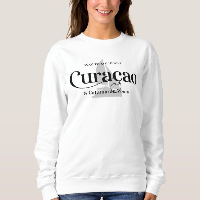 Sweatshirt Curaçao & Catamaran Tours Yacht (Devant)