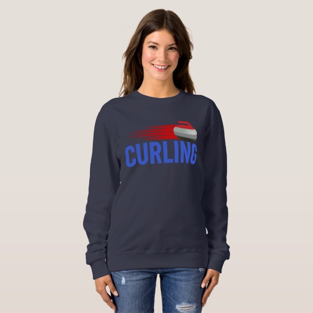 Sweatshirt Curling (Devant entier)
