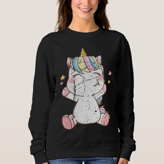 Sweatshirt Cute Baby Unicorn Unicorns Magical Creature Fans (Devant)