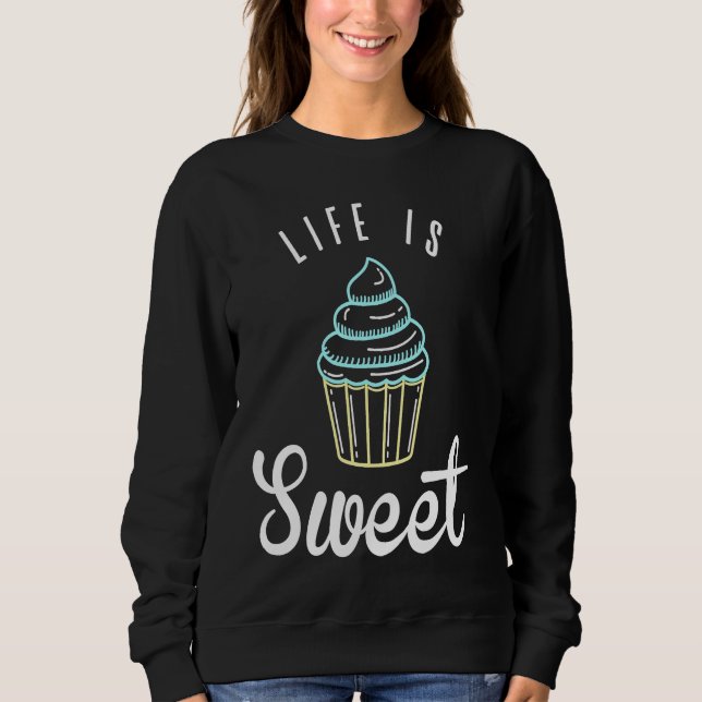 Sweatshirt Cute Baking For Cupcake  and Pastry Chef Moms (Devant)
