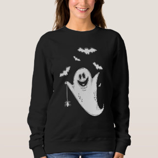 Sweatshirt Cute Boo Ghost Bats Drôle Costume Halloween Déplai