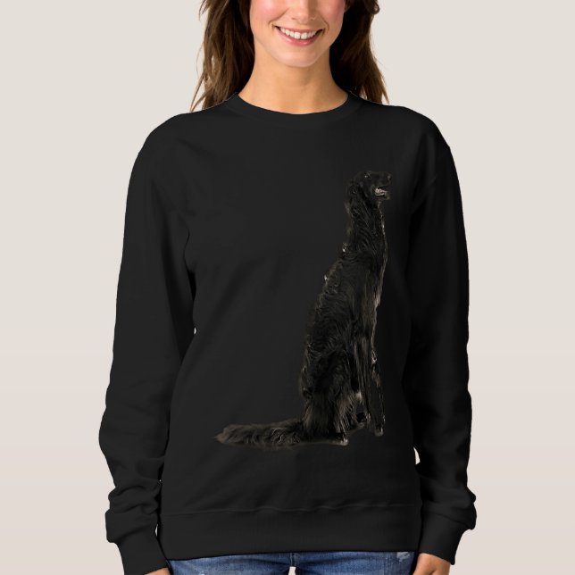 Sweatshirt Cute Borzoi (Devant)