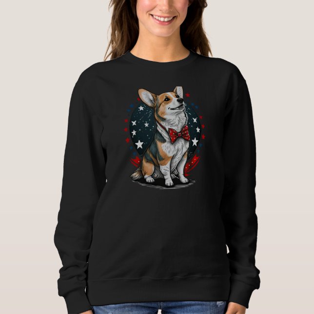 Sweatshirt Cute Corgi Cool Pembroke Welsh Corgi  30 (Devant)