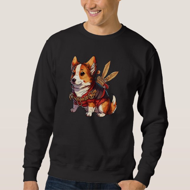 Sweatshirt Cute Corgi Cool Pembroke Welsh Corgi  7 (Devant)