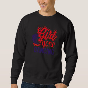 Sweatshirt Cute Country Line Danser Cowgirl Boots Dames Wes