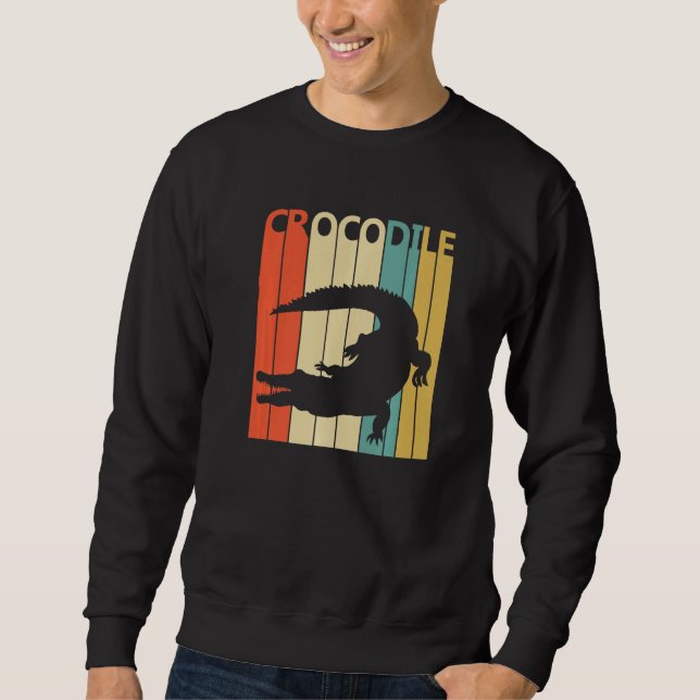 Sweatshirt Cute Crocodile Animal (Devant)