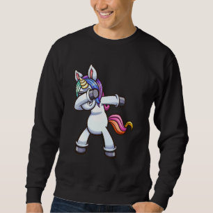 Sweatshirt Cute Dabbing Magique Unicorne Pour Garçons Filles 