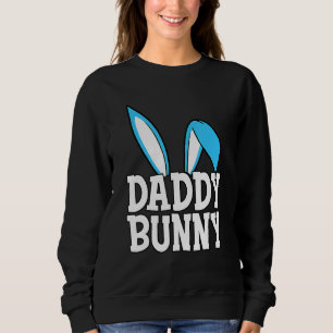 Sweatshirt Cute Daddy Bunny Costume mignon Papa Famille Corre