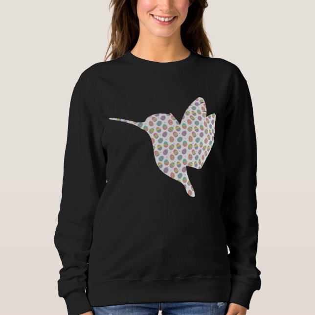 Sweatshirt Cute Easter Egg Hummingbird  Easter Day 2023 (Devant)