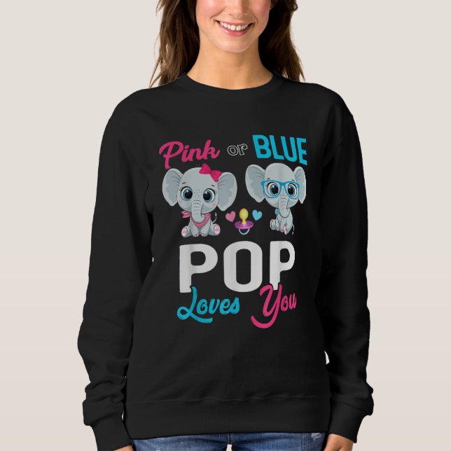 Sweatshirt Cute Elephant Keeper Of The Gender Pop Loves You R (Devant)