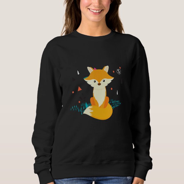 Sweatshirt Cute Fox 1 (Devant)