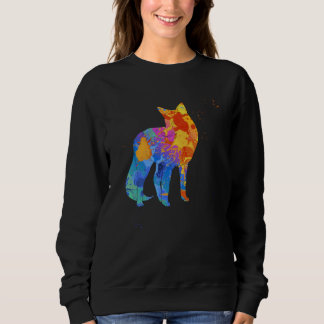 Sweatshirt Cute Fox  Graphic  Fox Animal Graphic