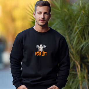 Sweatshirt Cute Ghost Deadlift Gym Halloween Fitness Coach