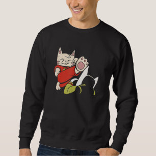 Sweatshirt Cute Karate Cats