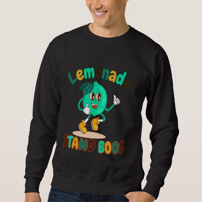 Sweatshirt Cute Lemonade Stand Boss Lemon Lover Juice été (Devant)