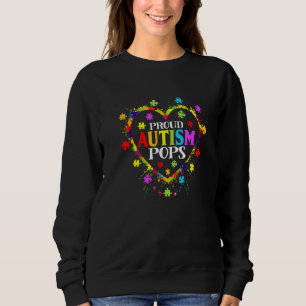 Sweatshirt Cute Love Coeur Fier Autisme Pops Sensibilisation 