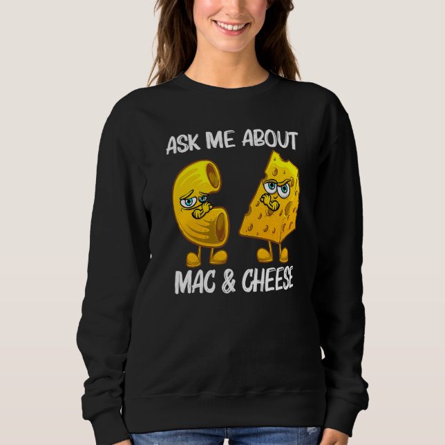 Sweatshirt Cute Mac & Cheese For Men Women Macaroni Cheese (Devant)