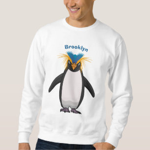 Sweatshirt Cute macaroni penguin cartoon illustration