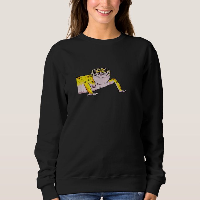 Sweatshirt Cute Matching Leopard Gecko For Gecko (Devant)