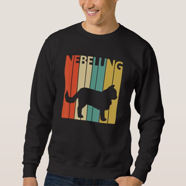 Sweatshirt Cute Nebelung Cat (Devant)