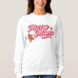 Sweatshirt Cute pain d'épices biscuit Joyeux Mama