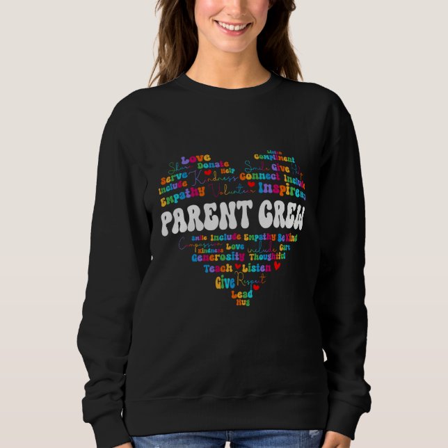 Sweatshirt Cute Parent Crew Appreciation Week back to school  (Devant)