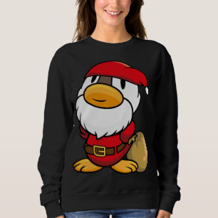 Sweatshirt Cute petit canard du Père Noël pour Noël