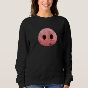 Sweatshirt Cute Piggy Nez Agriculteurs Animaux Cochons Élevag