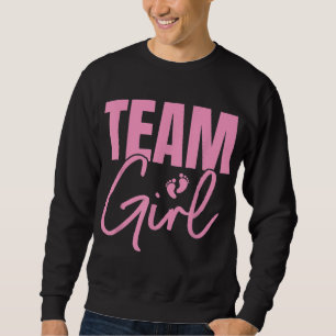 Sweatshirt Cute Pink Team Girl Genre révéler l'idée de la fêt